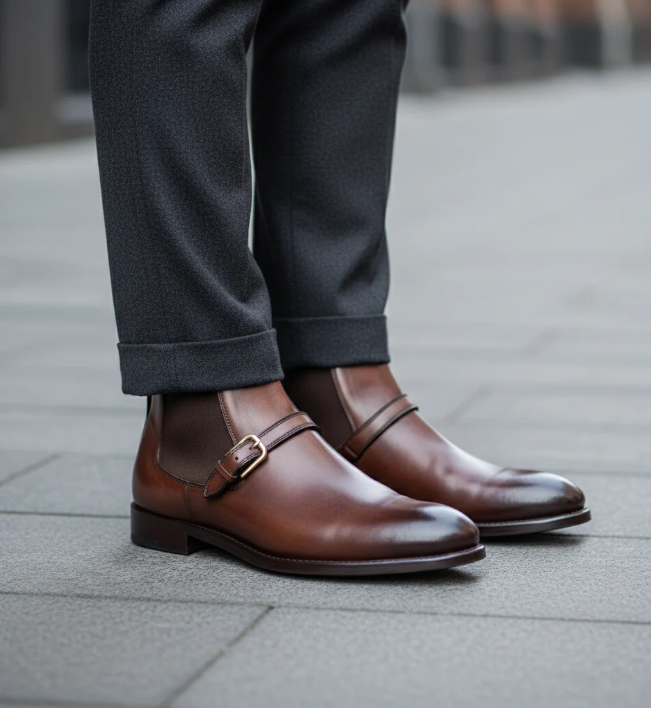 Chelsea Boots Shade Brown Leather India - Image 4