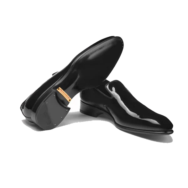 Classic Black Leather Loafer - Image 3