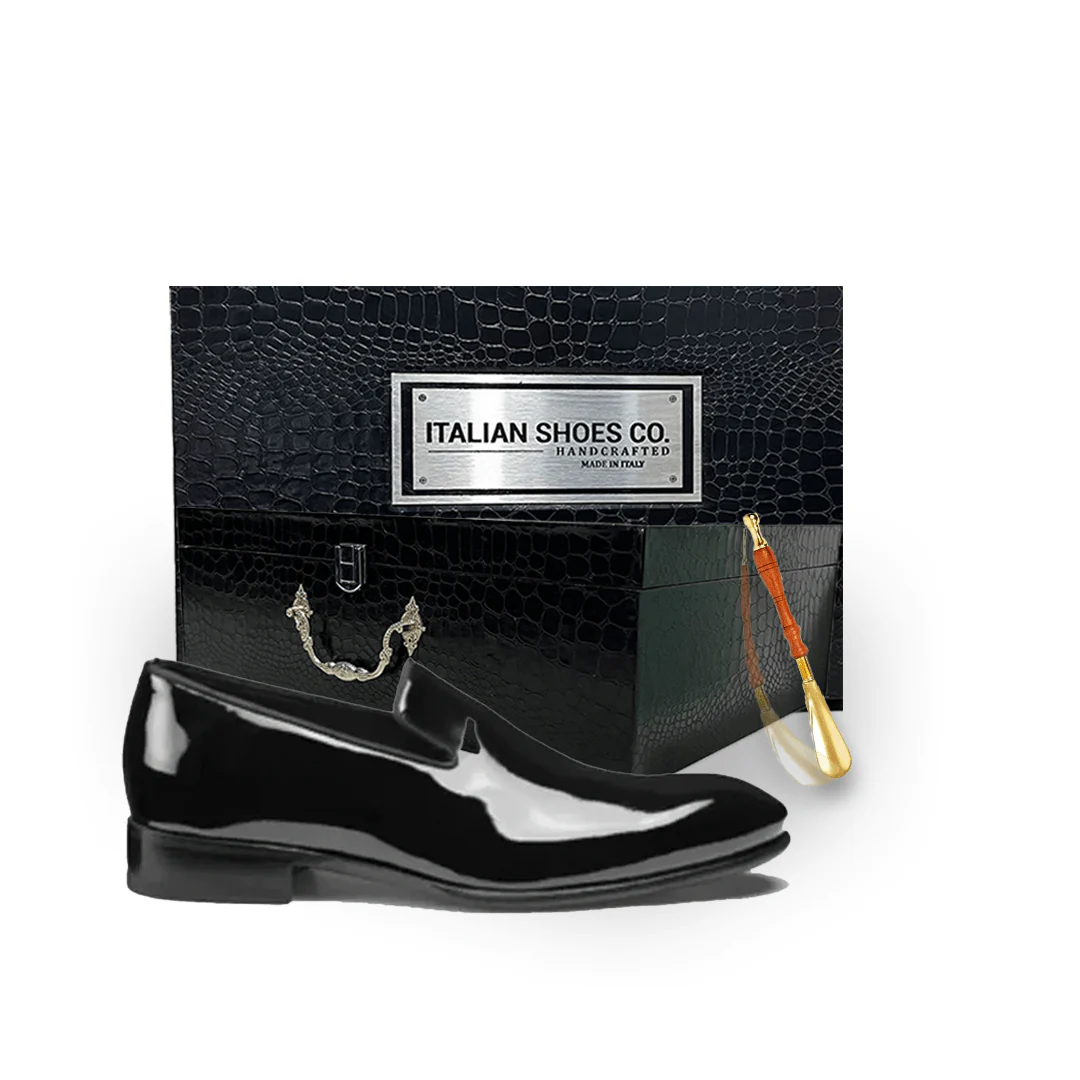 Classic Black Leather Loafer - Image 5