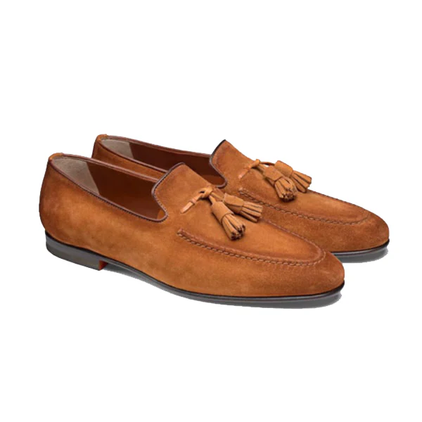 Classic Design Brown Suede Loafer - Image 3