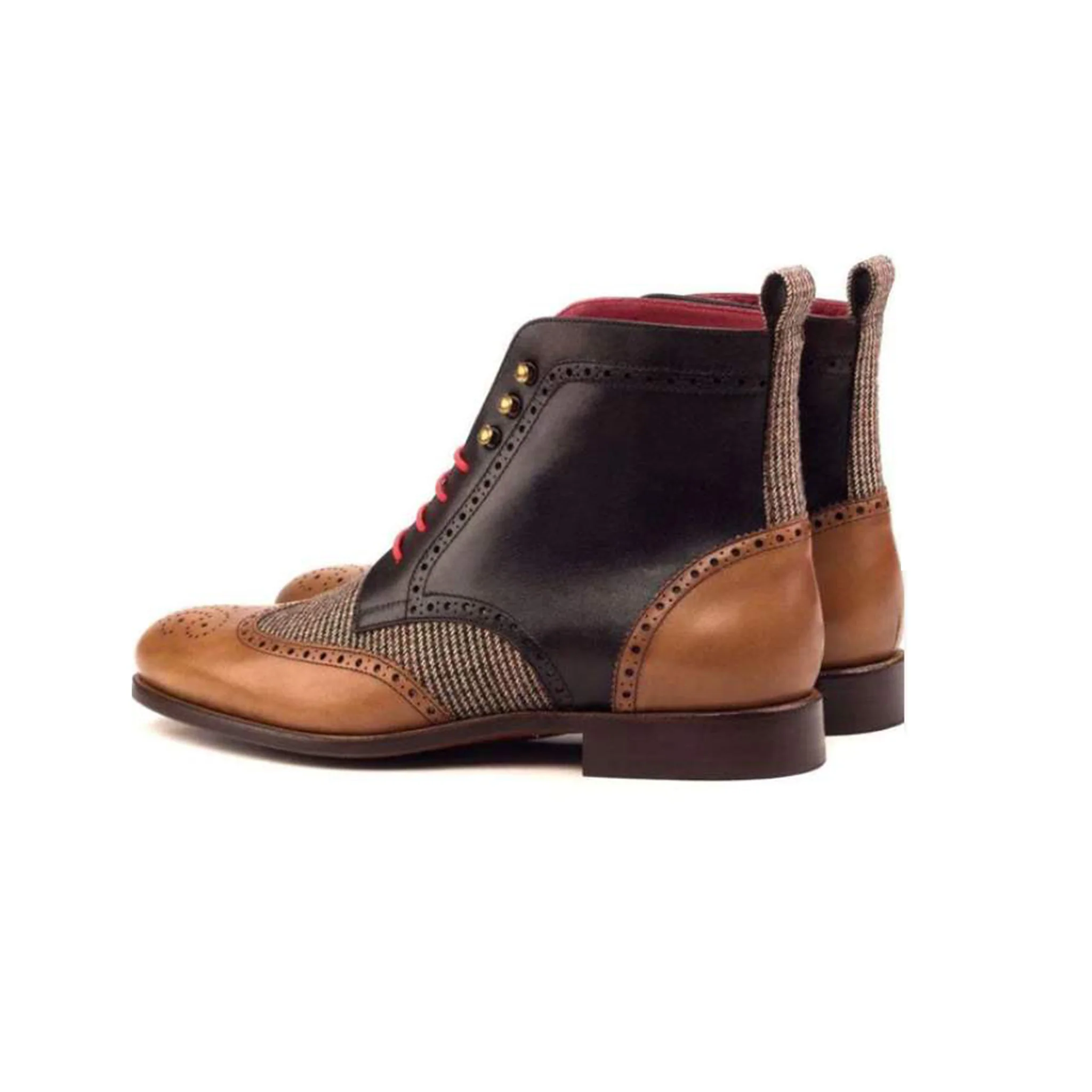 Military Brogue Boots - Image 3