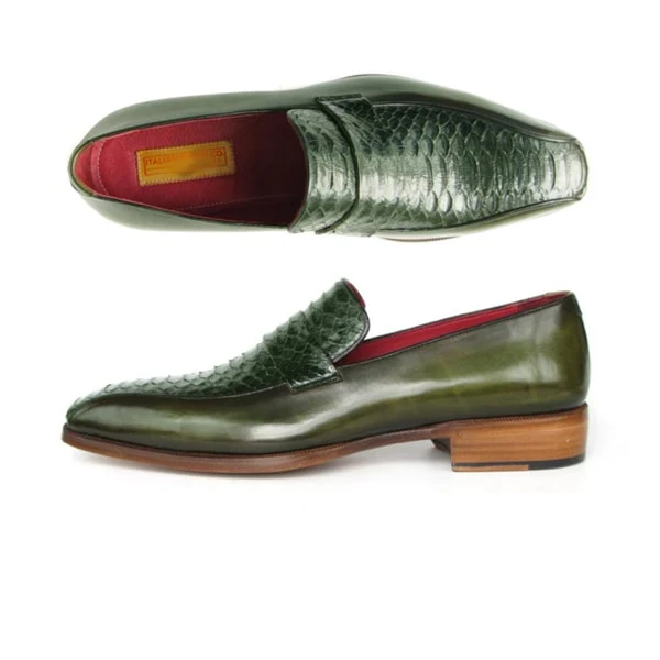 Men Textured Stylish Leather Tassel Loafers - Image 5