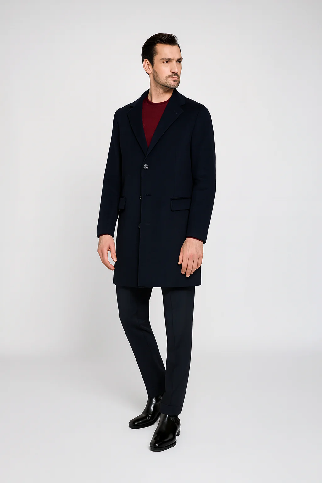 Men's Polished Leather Chelsea Boots - Image 5