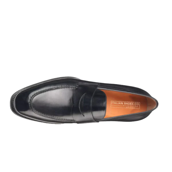 Penny Black Leather Loafer - Image 3