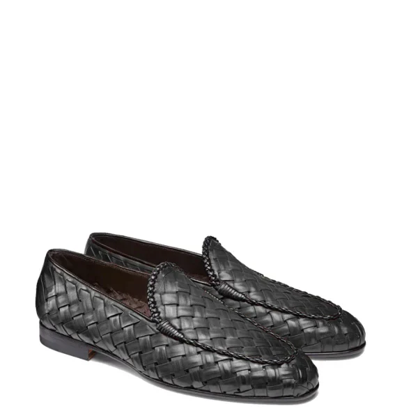 Penny Weaved Leather Loafer Hand Crafted - Image 17