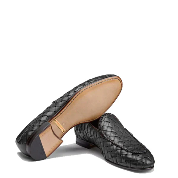 Penny Weaved Leather Loafer Hand Crafted - Image 18