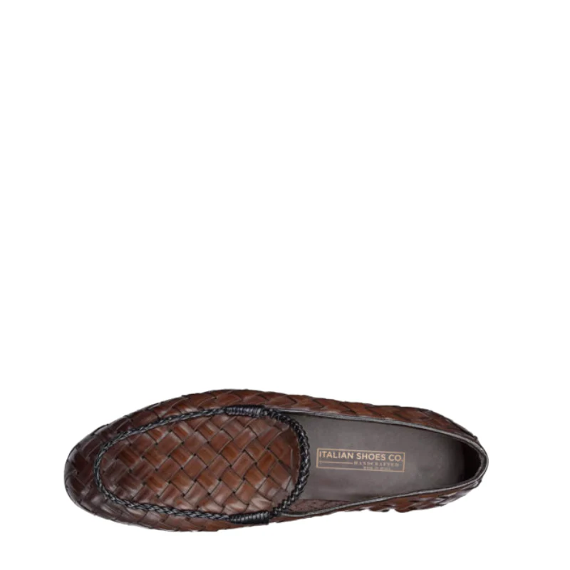 Penny Weaved Leather Loafer Hand Crafted - Image 4