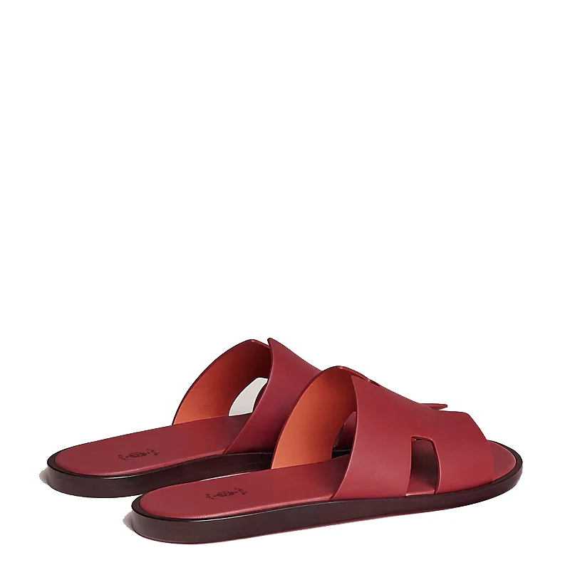 Burgundy H Style Slip On Slipper - Image 3