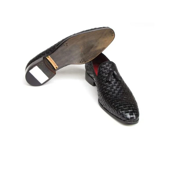 Tassel Woven Leather Loafer - Image 4