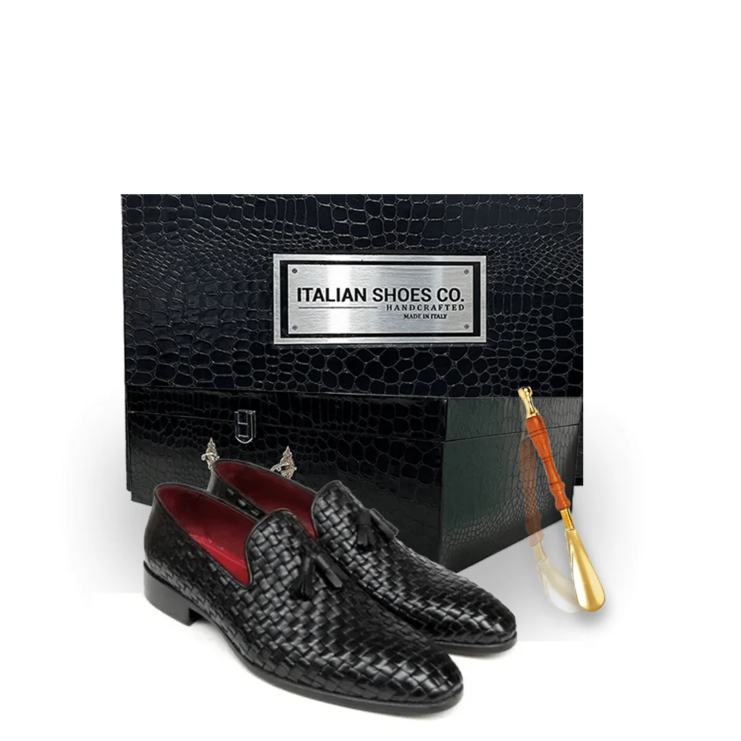 Tassel Woven Leather Loafer - Image 5