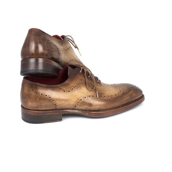 Wingtip Oxford Shade Light Brown Shoes - Image 3